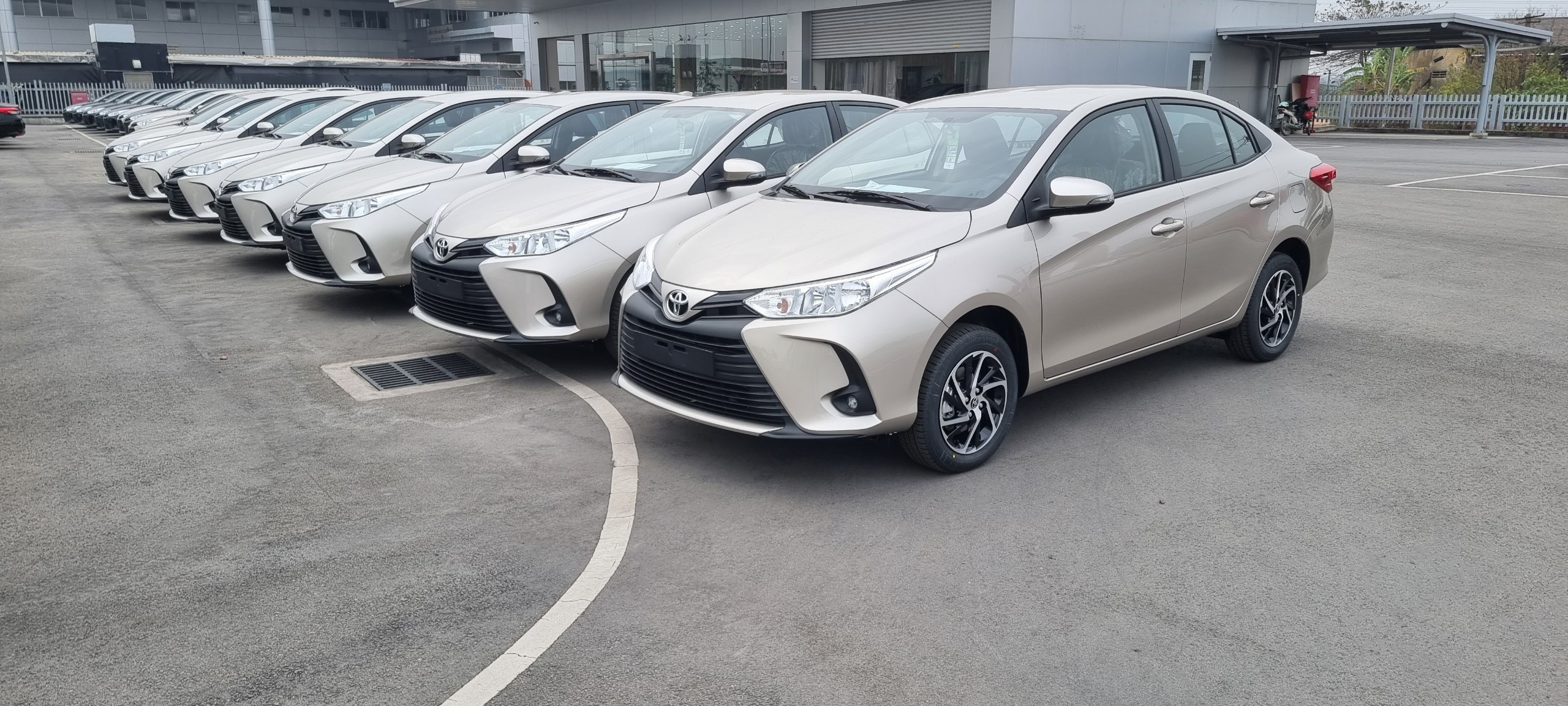 THVP Bàn giao lô xe 50 chiếc Vios - Kết nối với tương lai của bạn tại trường lái xe Hùng Vương Phúc Yên!I