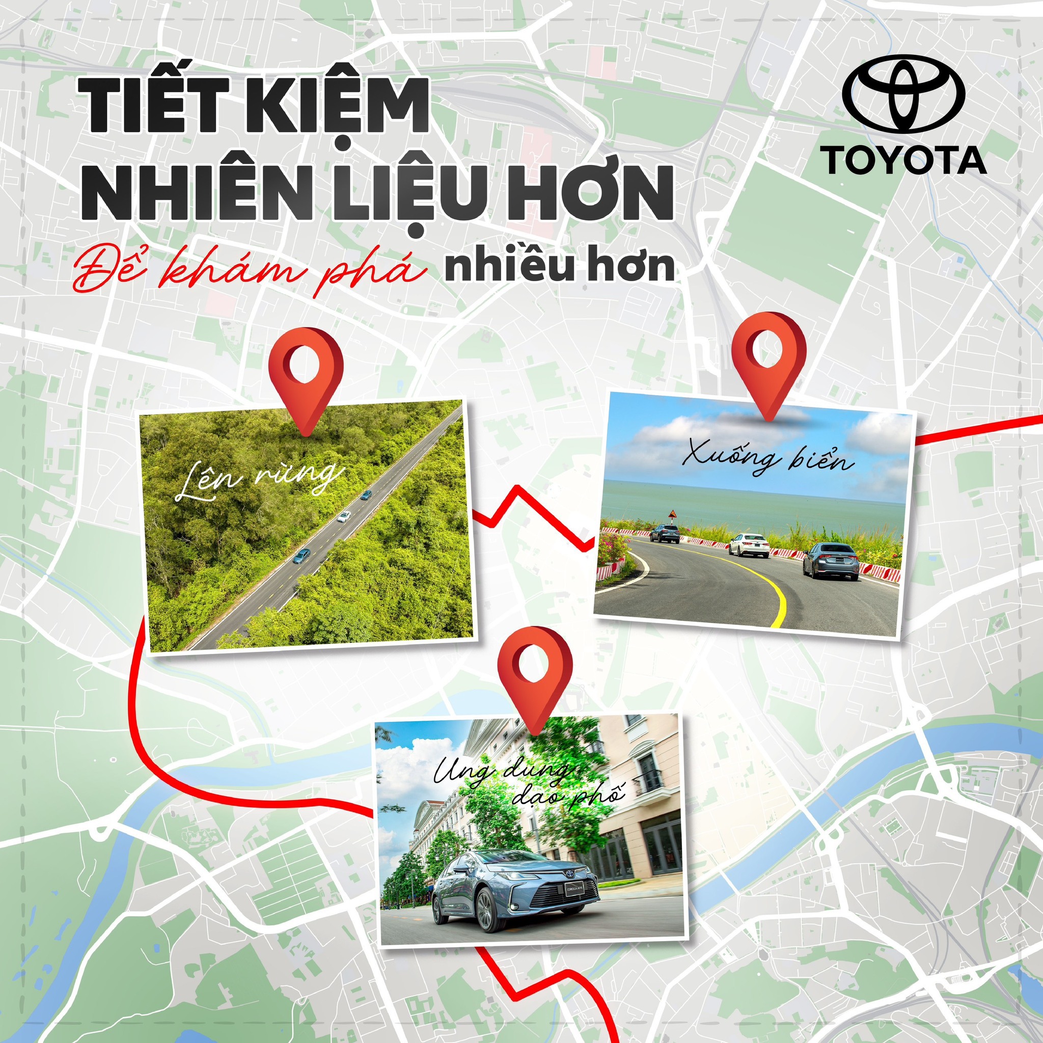 TOYOTA HYBRID ELECTRIC - TIẾT KIỆM NHIÊN LIỆU TỐT HƠN, ĐỂ KHÁM PHÁ NHIỀU HƠNI